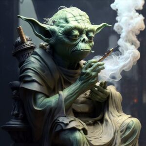 smoking-yoda-cannabis-strain-marijuana-seeds