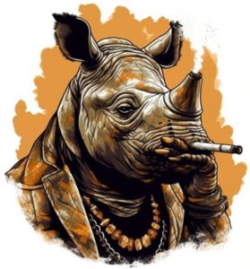 marijuana-white-rhino-seeds-smoking-strain-cannabis-cartoon